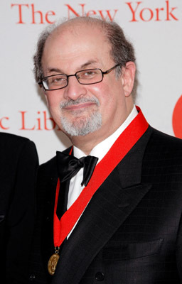 actor Salman Rushdie large photo