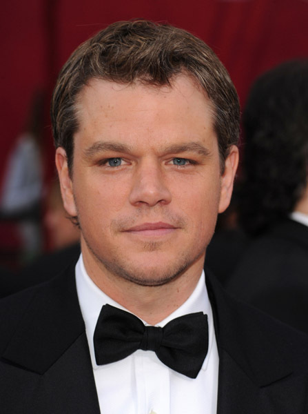 actor Matt Damon large photo