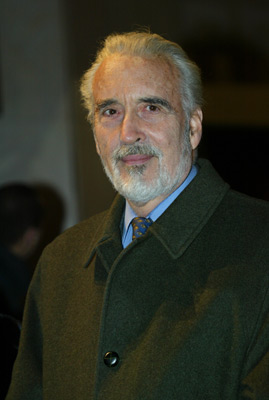 actor Christopher Lee large photo