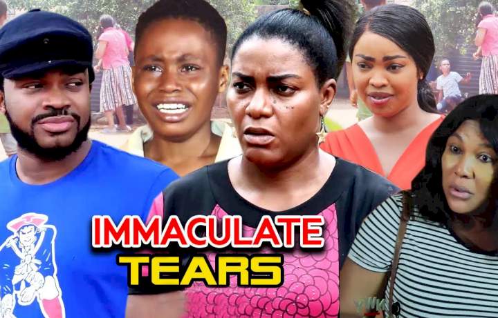 Immaculate Tears poster - similar to NIGHT OF INITIATION FULL MOVIE (2023 NEW MOVIE) 2023 LATEST NIGERIAN NOLLYWOOD MOVIES.
