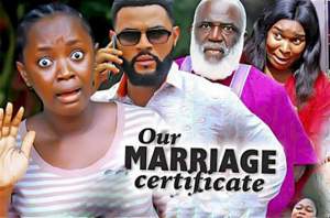 Our Marriage Certificate