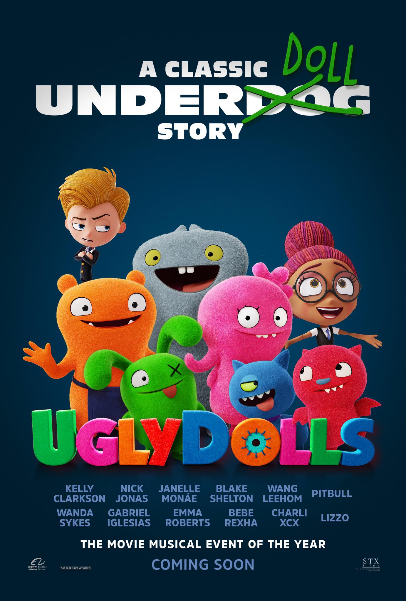 UglyDolls poster - similar to Leopard vs pitbull. Jaguar, tiger, wolf, crocodile kill dogs. Puma vs Doberman Wild animals kill dog