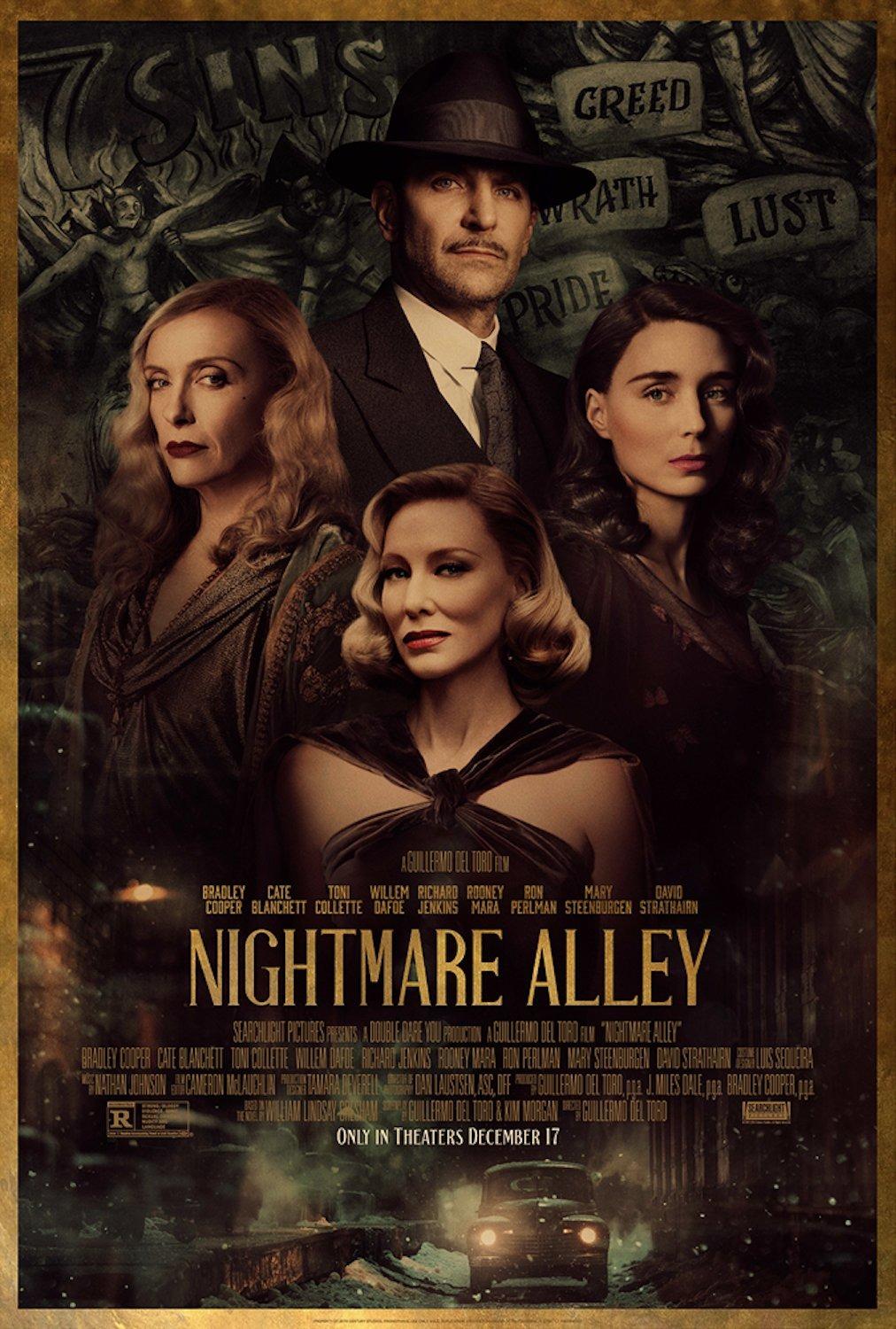 Nightmare Alley poster — similar to Pasolini