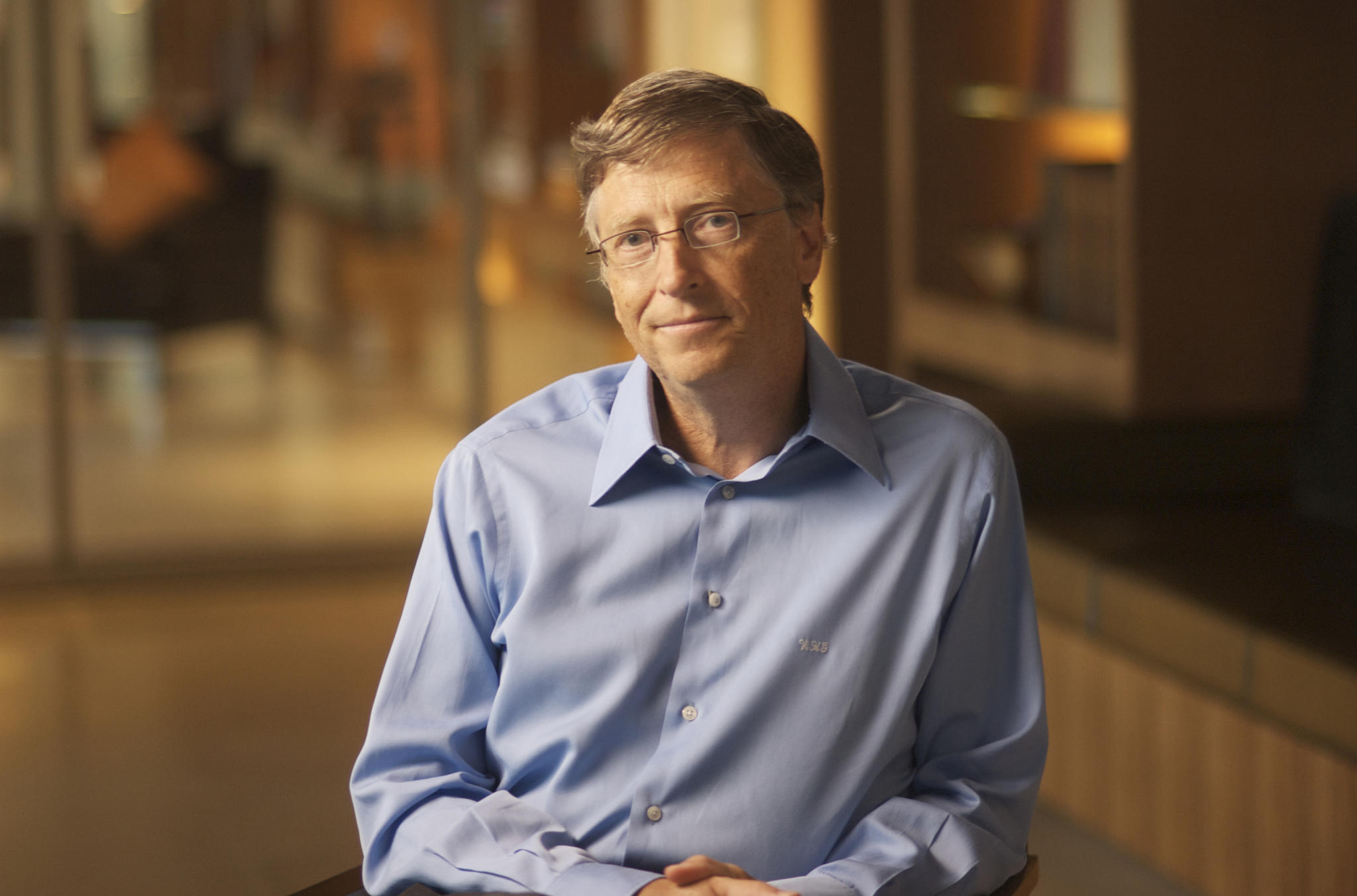 actor Bill Gates large photo
