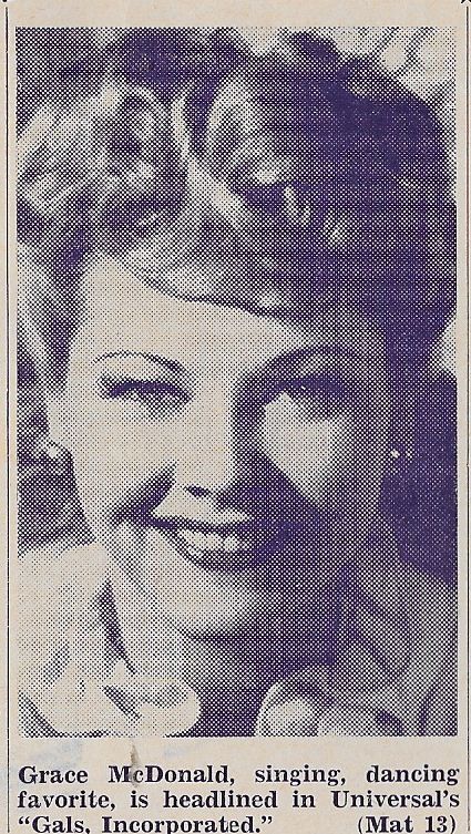 actor Grace McDonald large photo