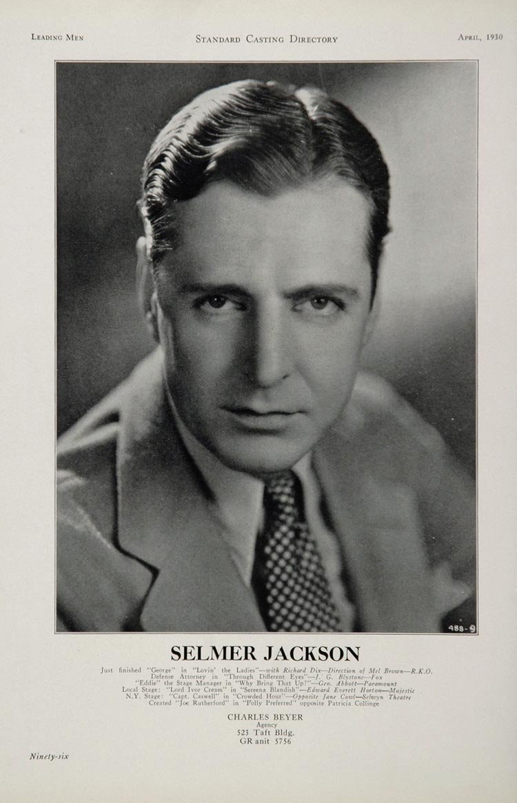 actor Selmer Jackson large photo