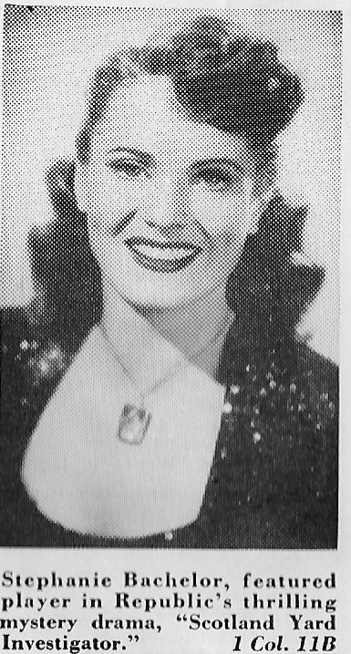 actor Stephanie Bachelor large photo