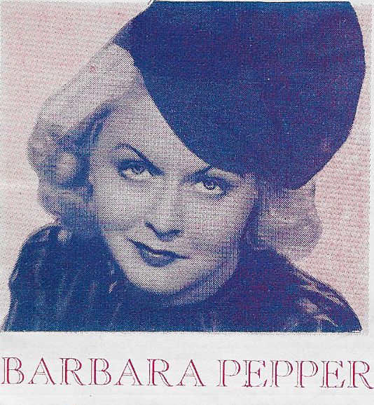 actor Barbara Pepper large photo