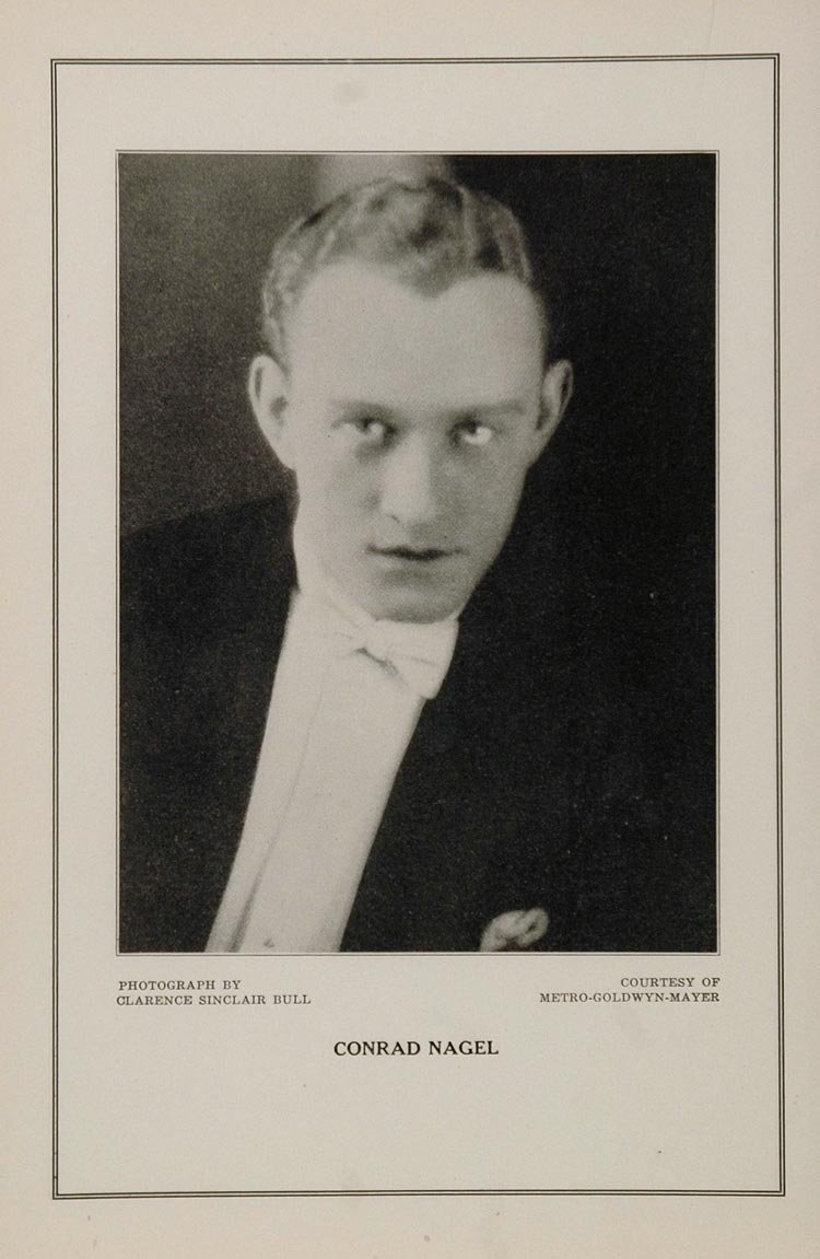 actor Conrad Nagel large photo