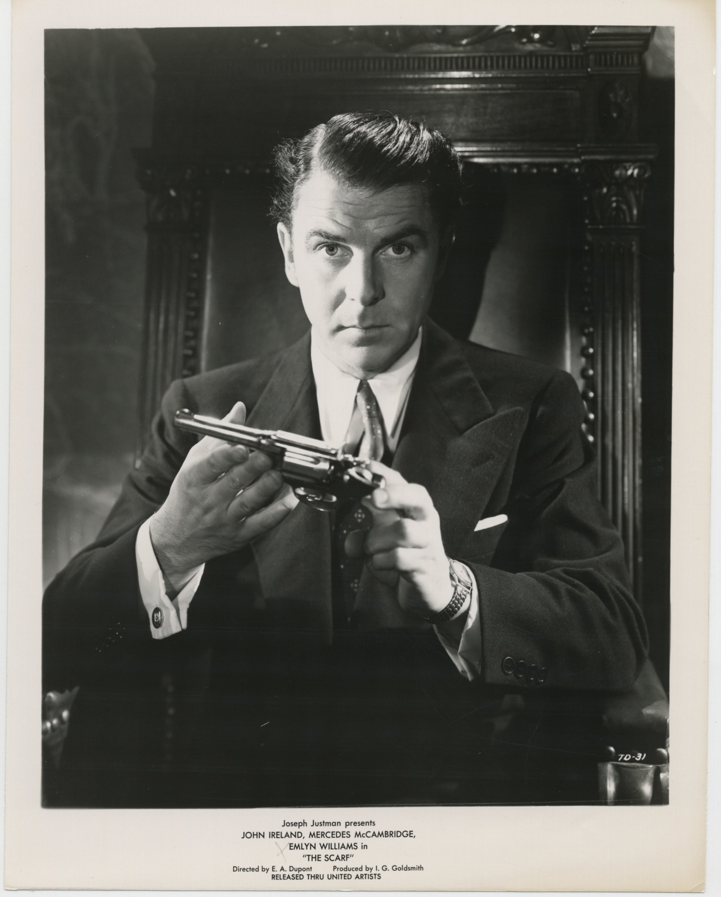 actor Emlyn Williams large photo