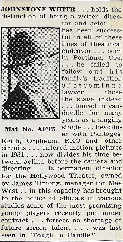 actor Johnstone White large photo