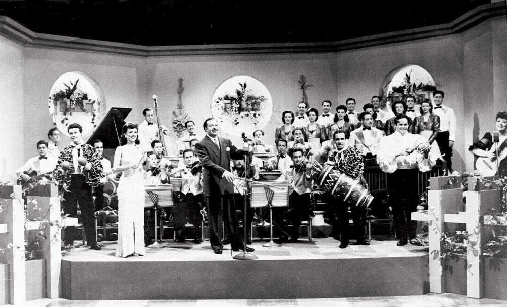 actor Xavier Cugat and His Orchestra large photo