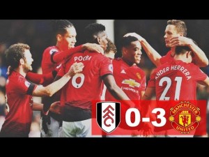 Fulham 0 - 3 Manchester United (Feb-09-2019) Premier League Highlights