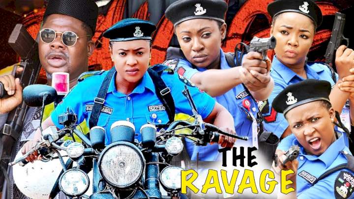 The Ravage poster - similar to AIBIKITA - Latest 2023 Yoruba Movie Starring; Peju Ogunmola, Ireti Osayemi, Motilola Akinlami
