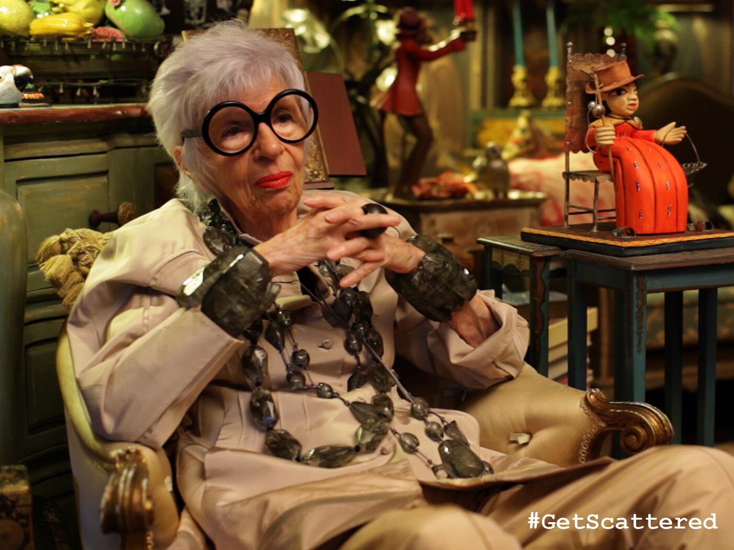 actor Iris Apfel large photo