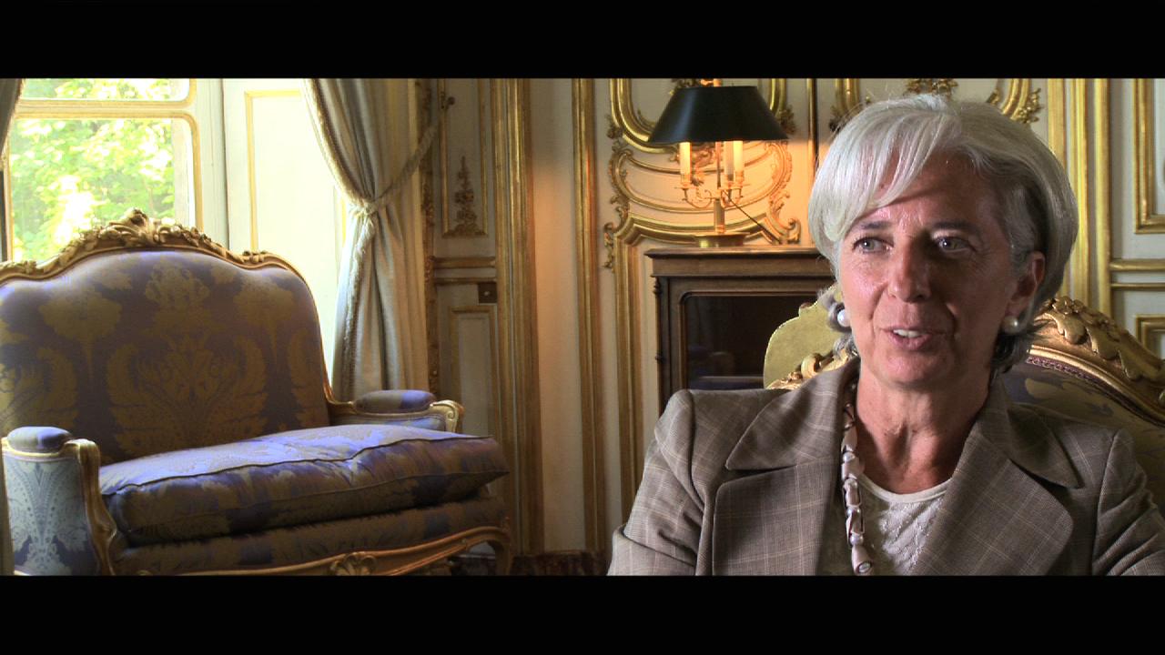 actor Christine Lagarde large photo