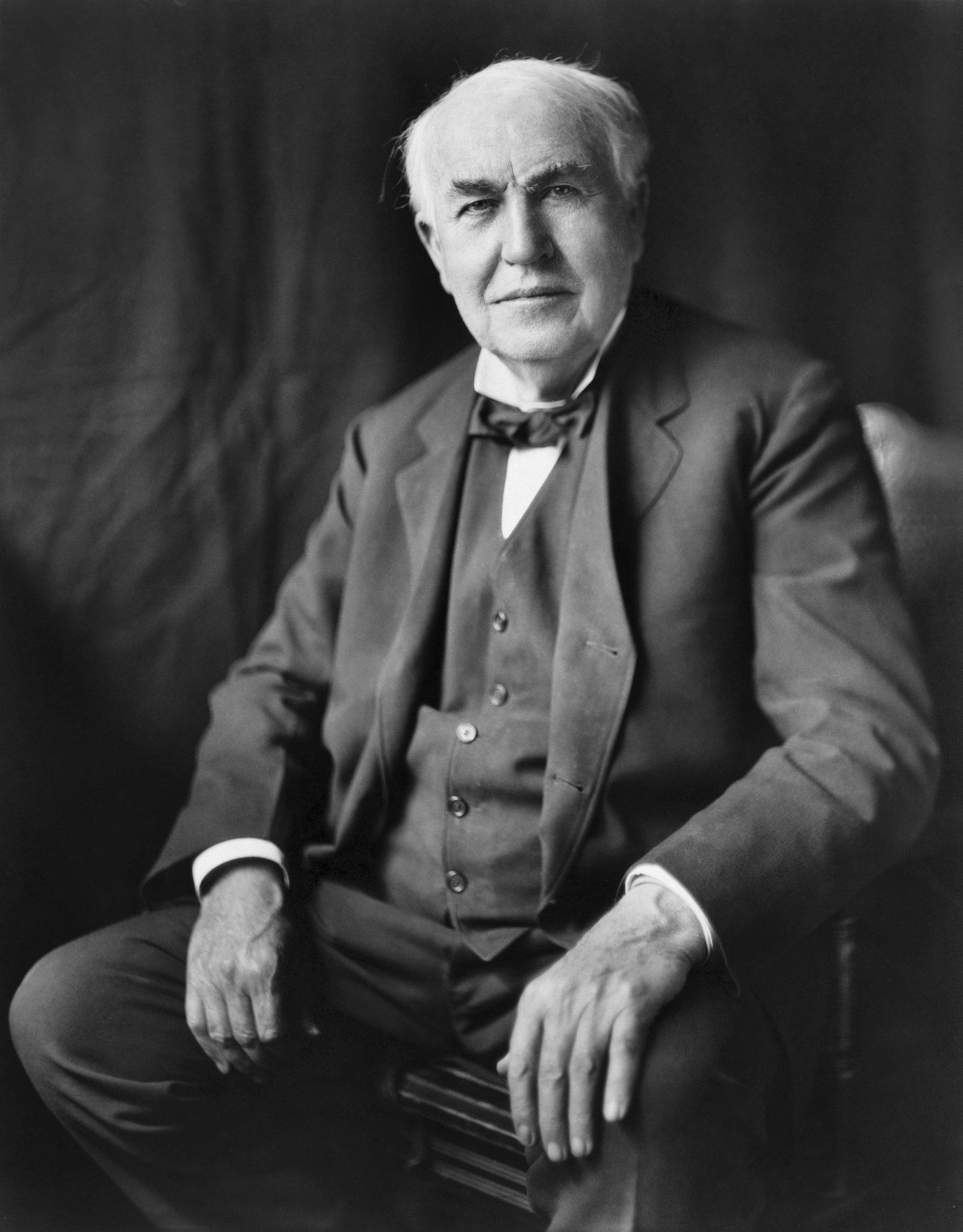 actor Thomas A. Edison large photo