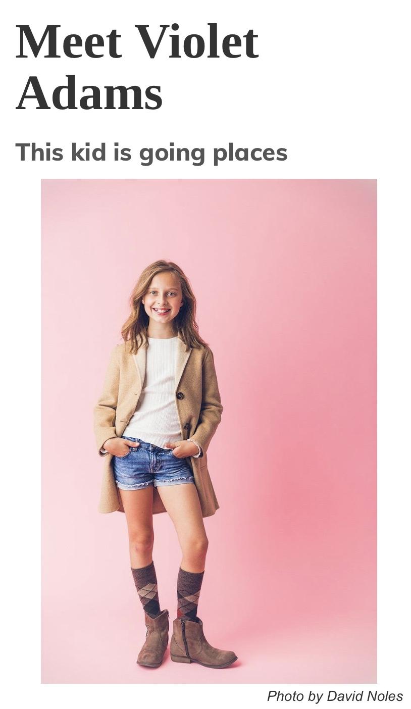 actor Violet Adams large photo