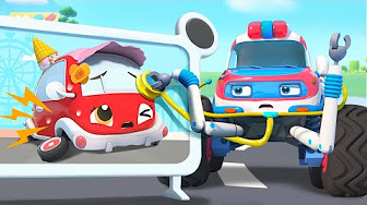 Baby Panda Mechanic | Car Cartoon | Monster Truck | Kids Song | BabyBus
