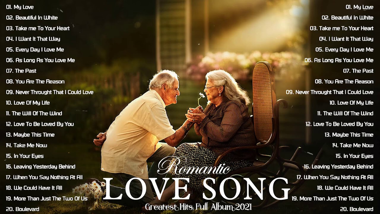 Romantic Love Song 2021 Playlist All Time Great Love Songs WESTlife Shayne Ward Backstreet BOYs MLTr