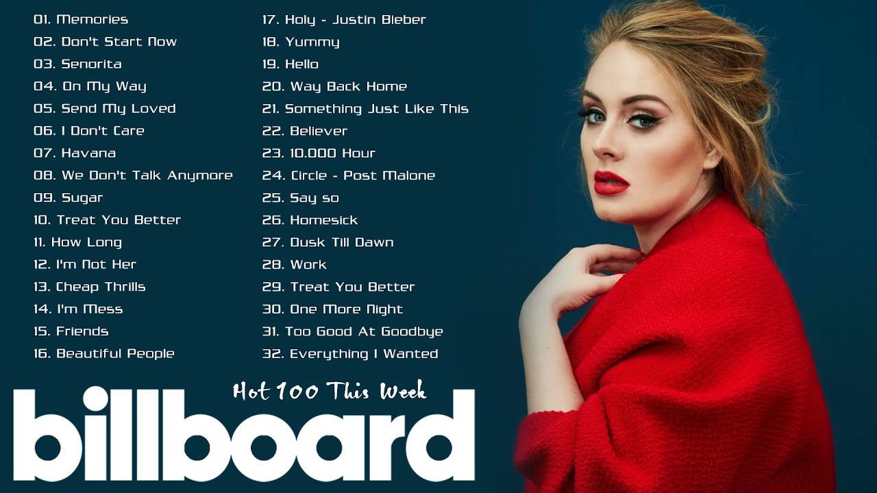 Ed Sheeran, Adele, Taylor Swift, Ariana Grande, Bruno Mars, Justin Bieber Pop Hits 2021