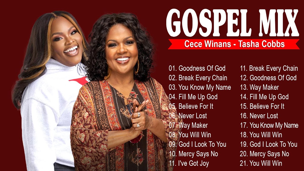 Listen to GOODNESS OF GOD, BREAK EVERY CHAIN - Top Gospel Playlist of All Time - Best Gospel Mix
