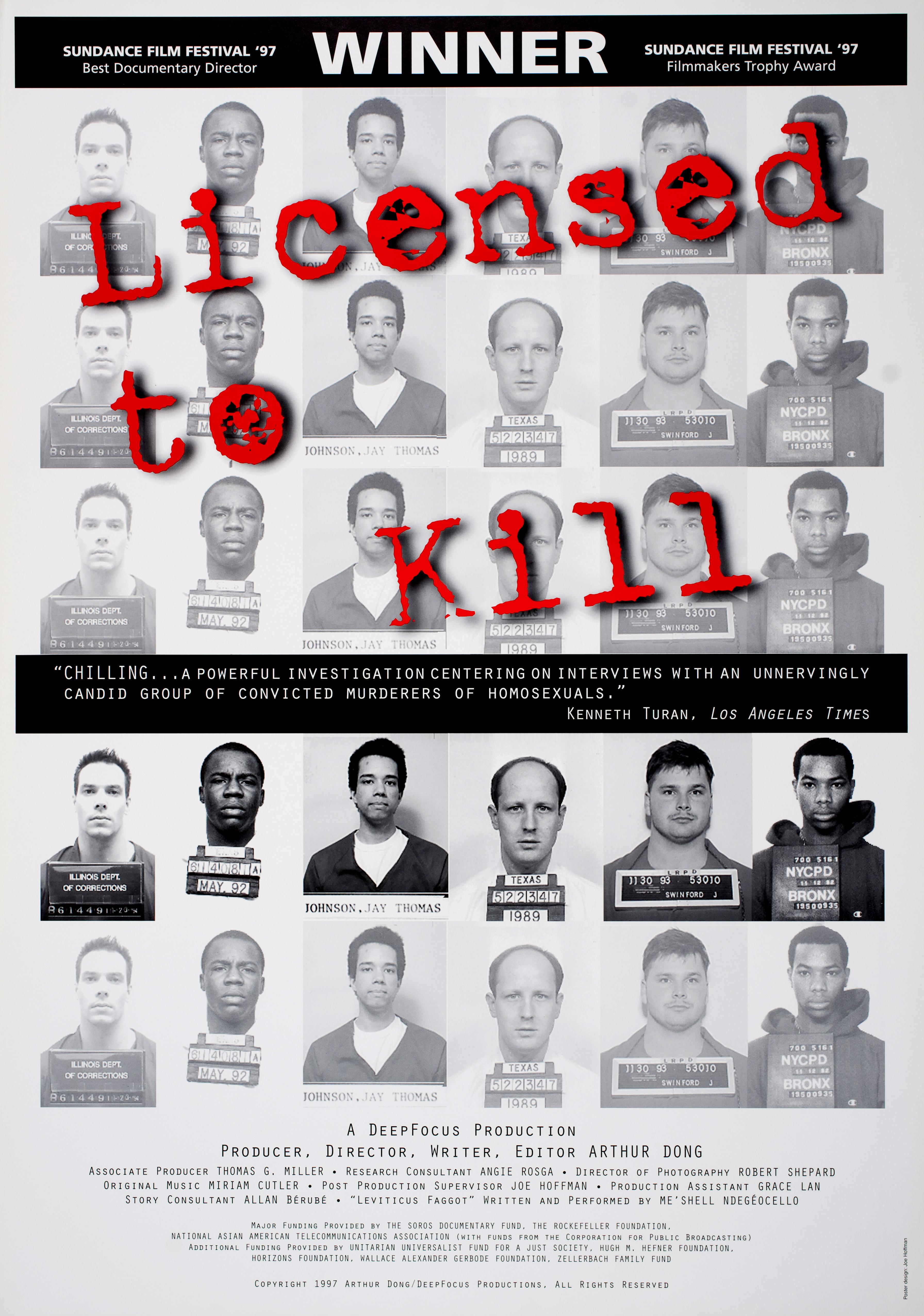Licensed to Kill poster - similar to The Living Sea