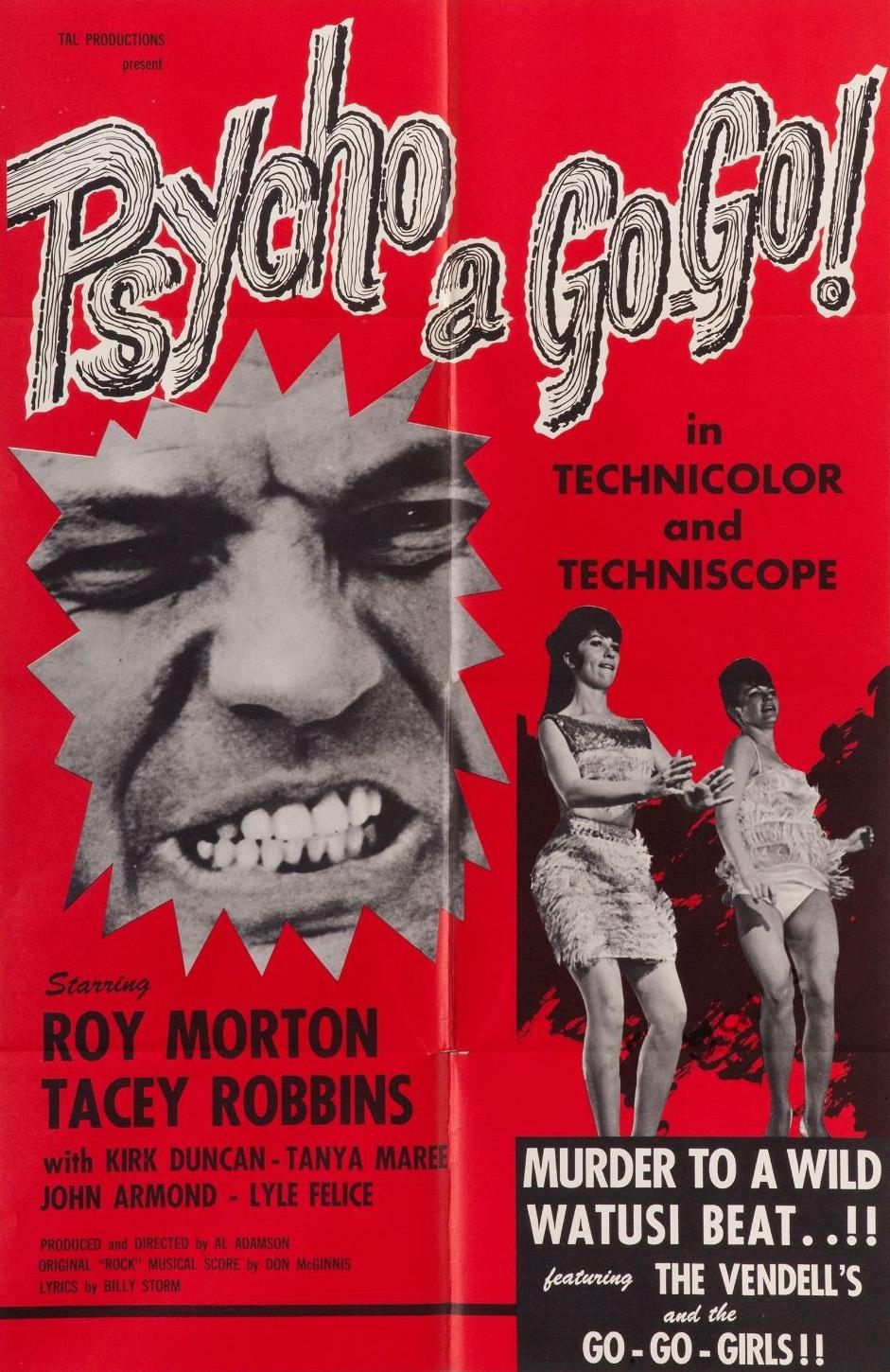 Psycho a Go Go poster - similar to Master of Horror