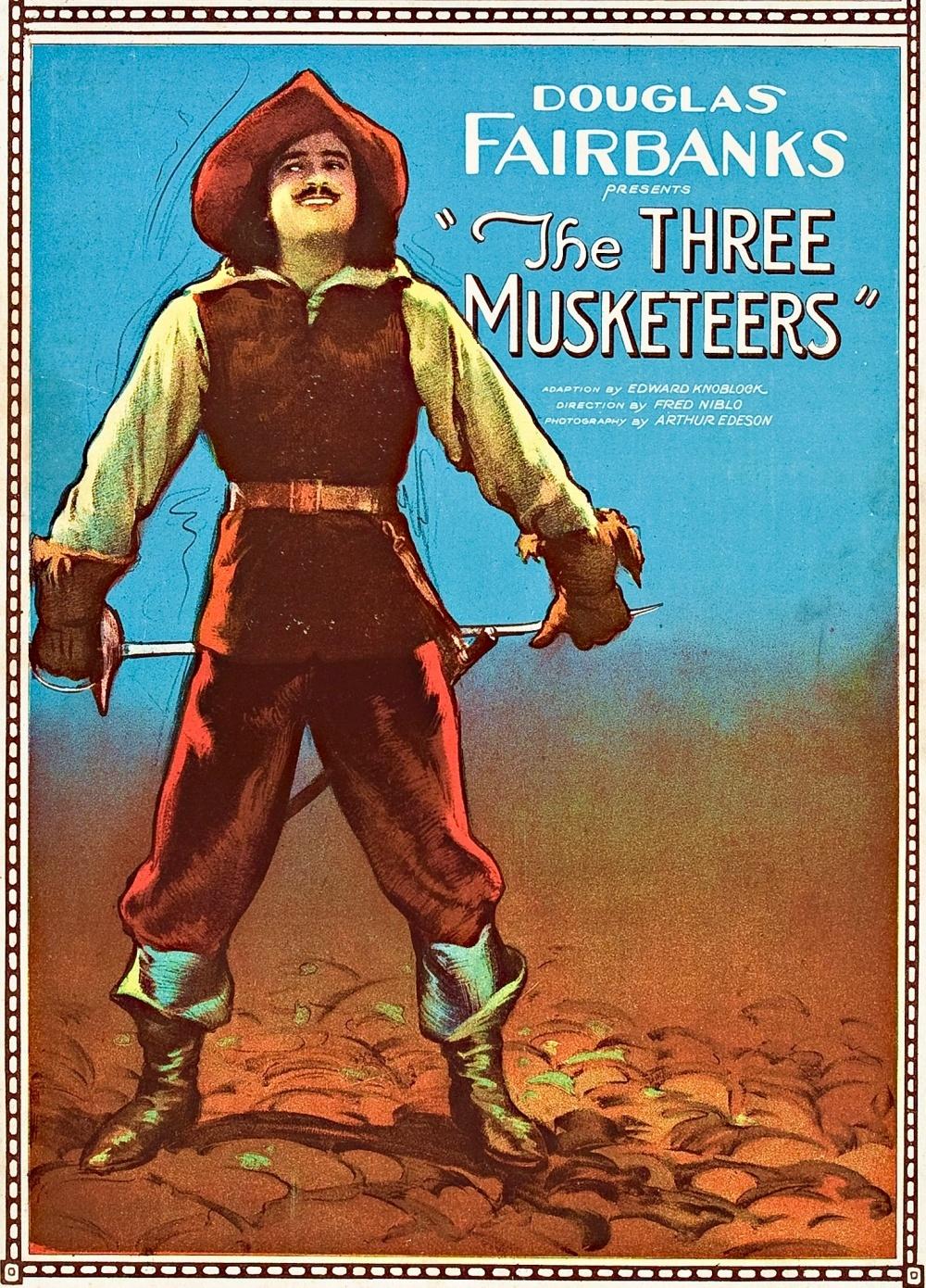 The Three Musketeers poster - similar to The Valley of Silent Men