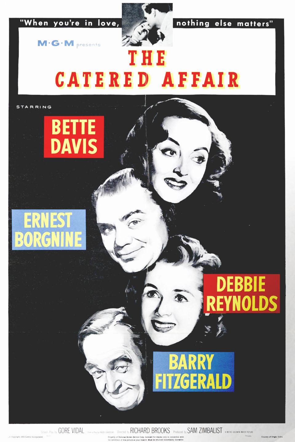 The Catered Affair poster - similar to Jungle Gents