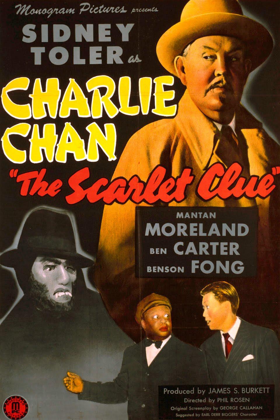 The Scarlet Clue poster - similar to The Scarlet Claw