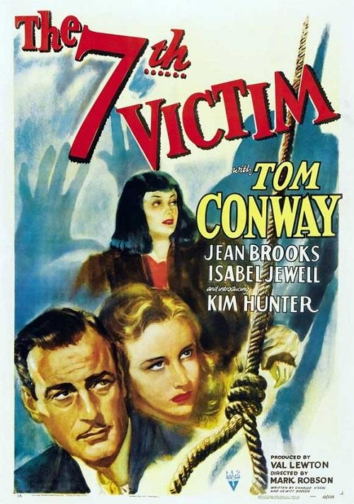 The Seventh Victim poster - similar to The Pearl of Death