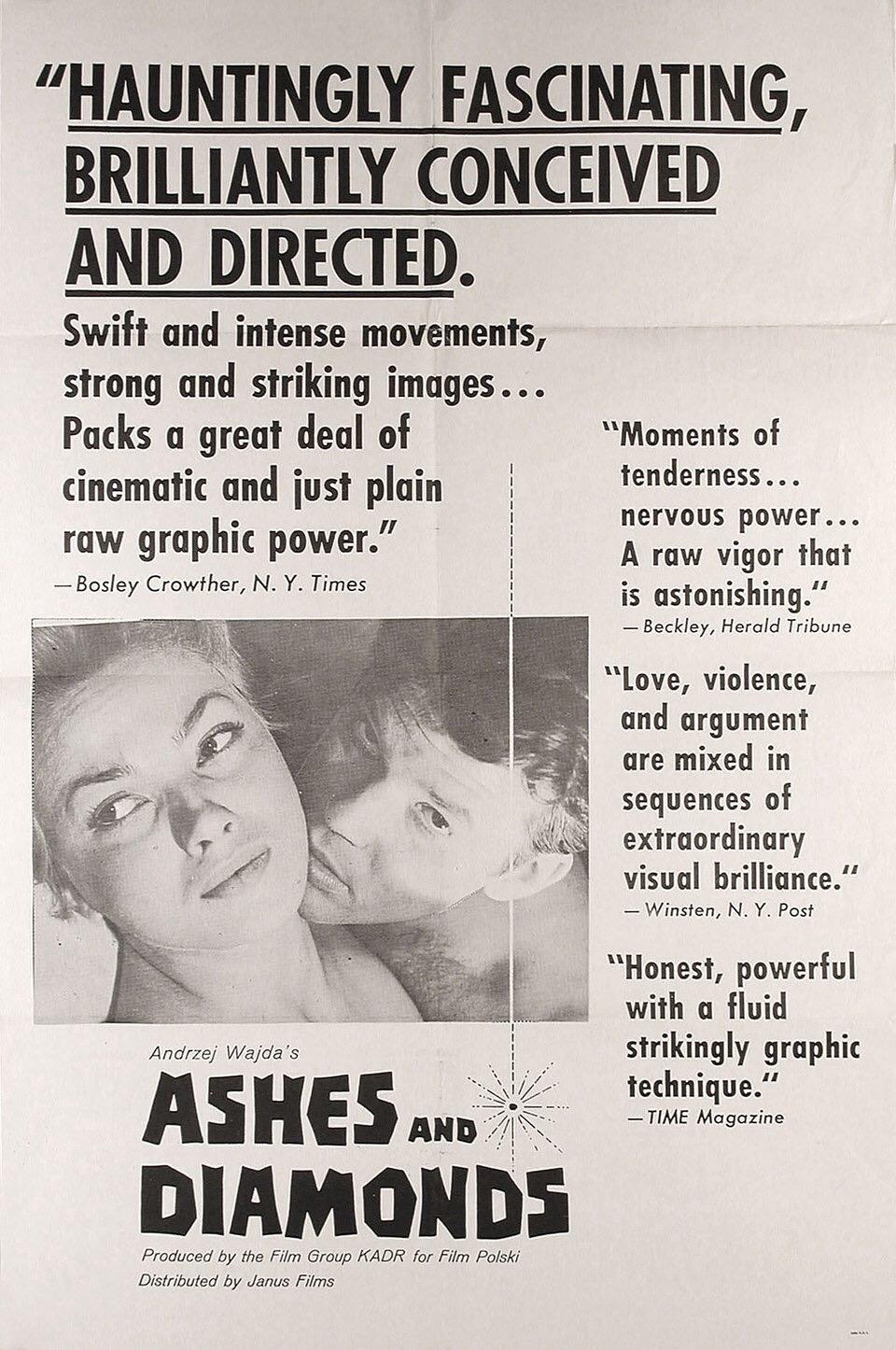 Ashes and Diamonds poster - similar to Aarti