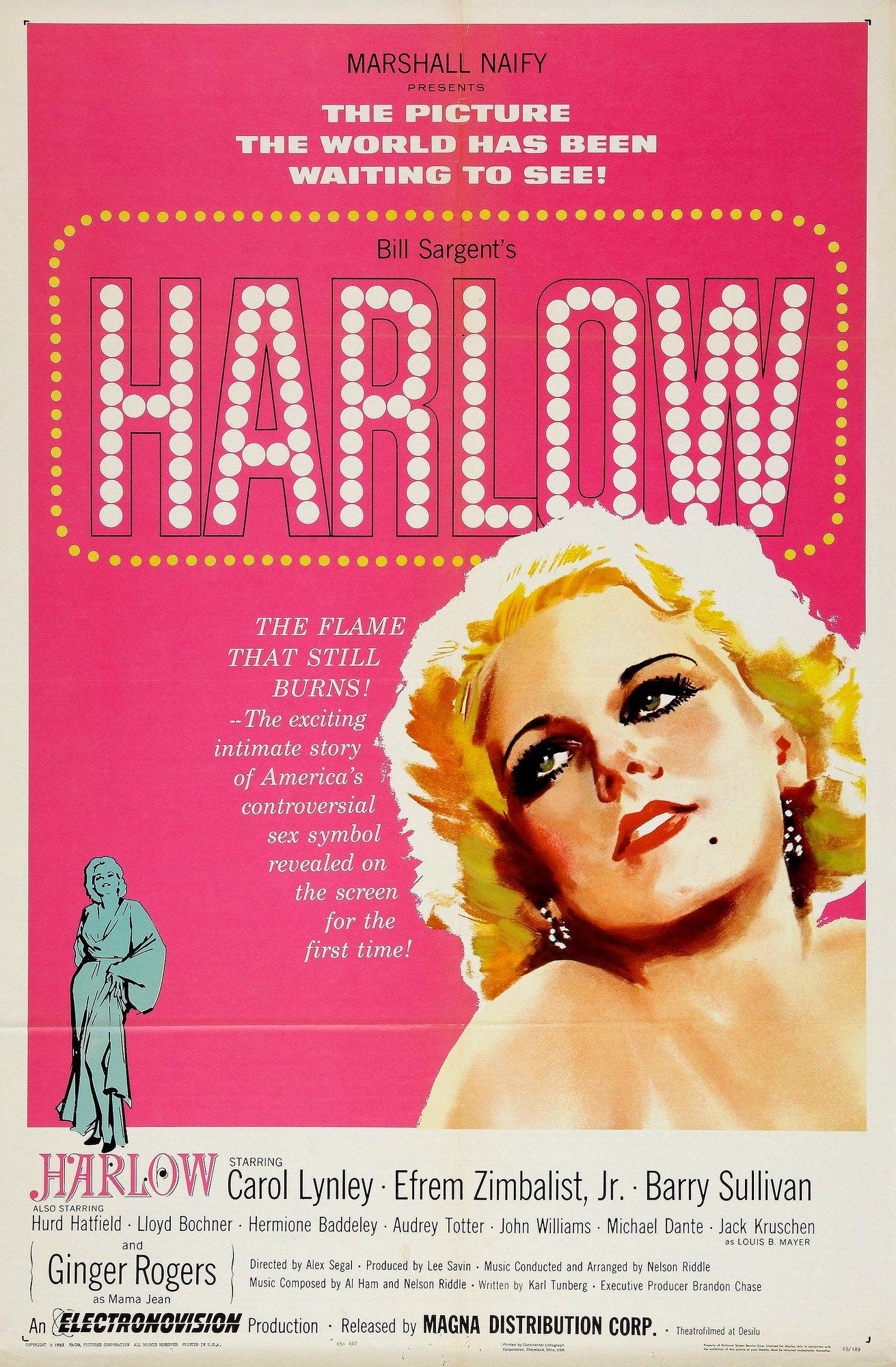 Harlow poster - similar to Thoroughly Modern Millie