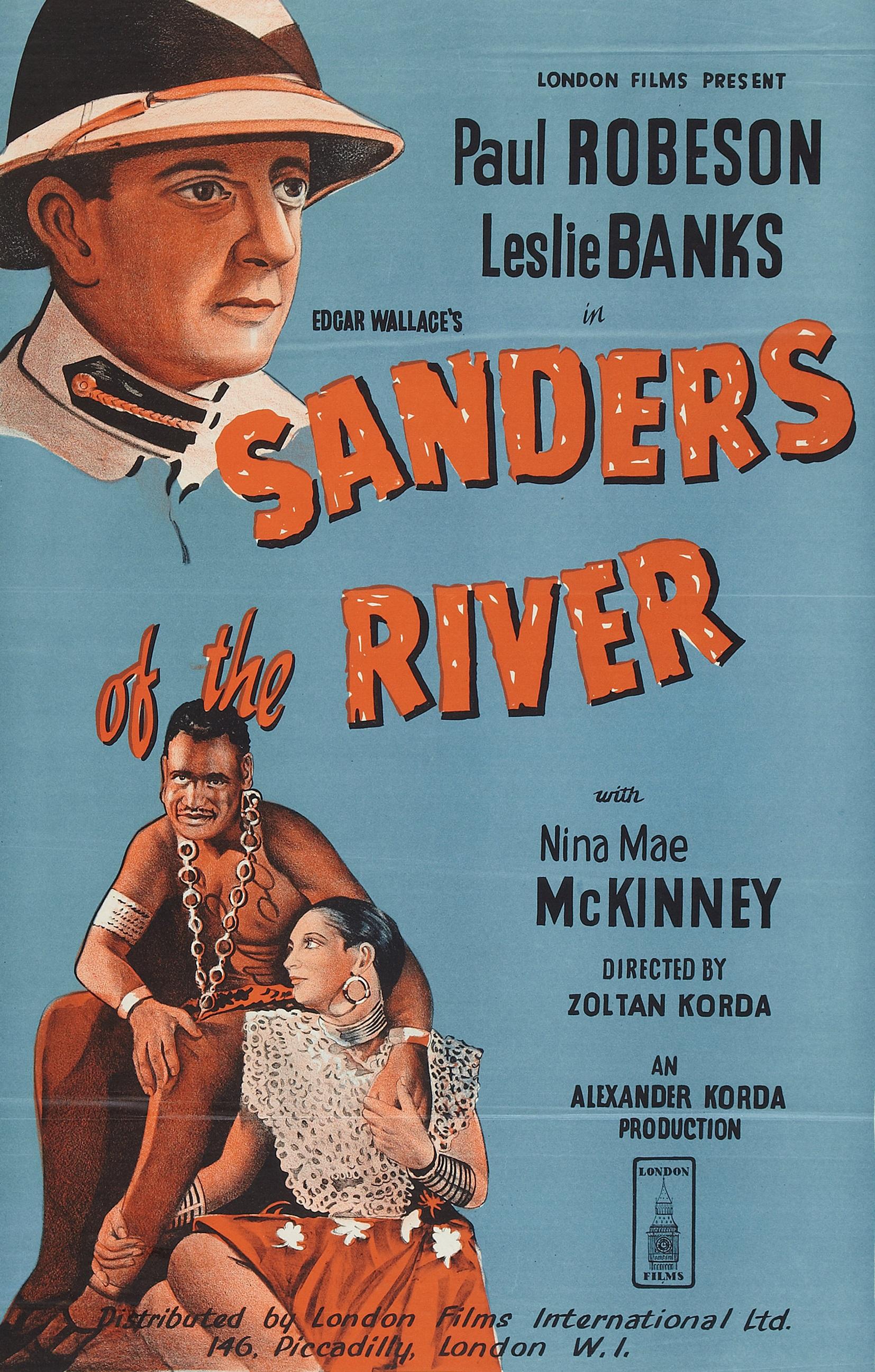 Sanders of the River poster - similar to The Phantom of the Air