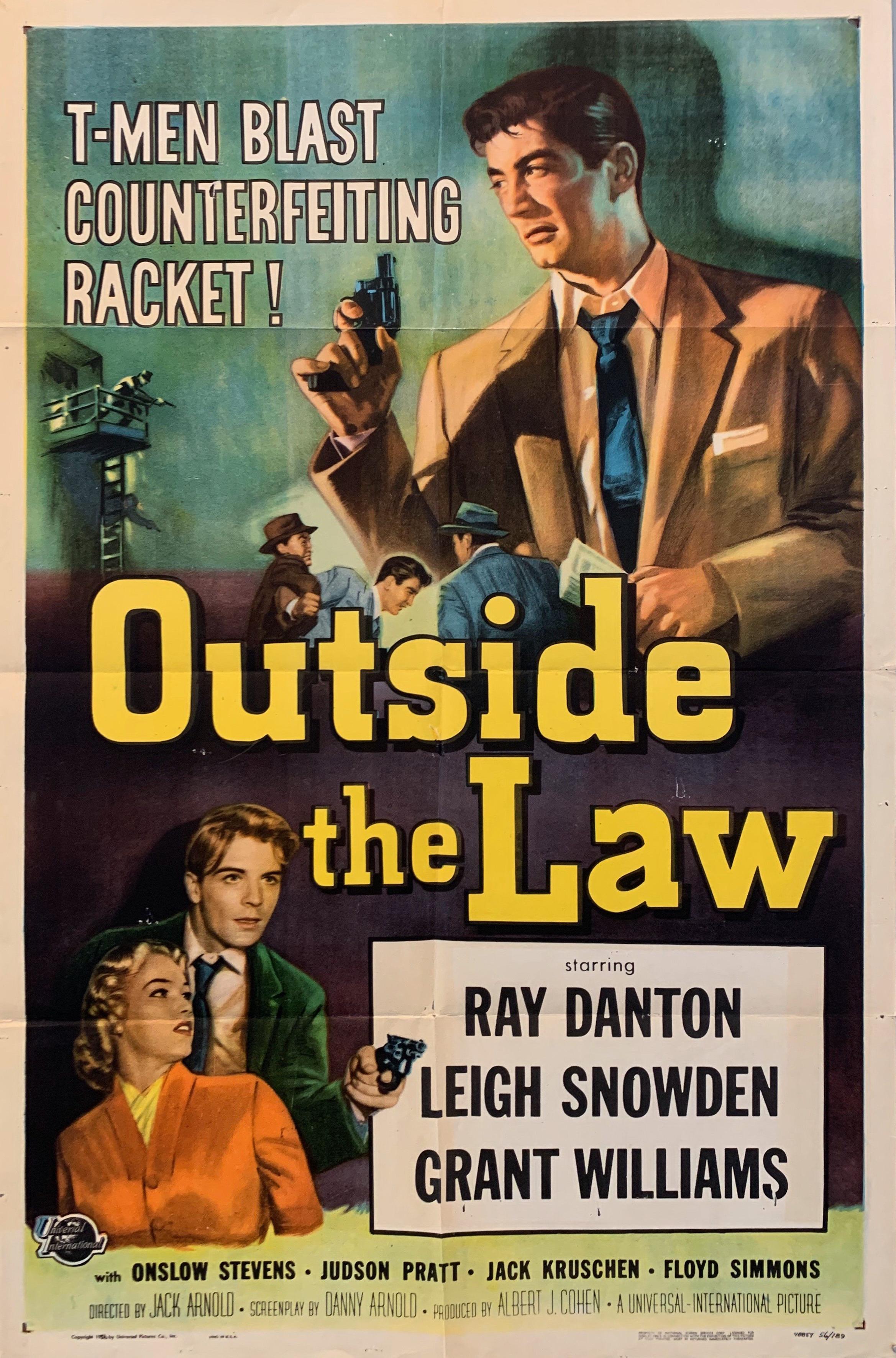 Outside the Law poster - similar to The Deerslayer