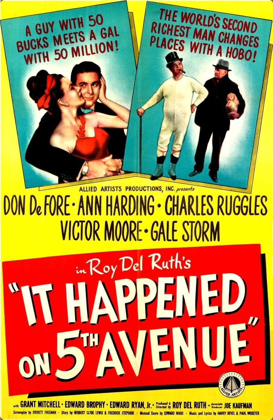 It Happened on Fifth Avenue - like The Romance of Rosy Ridge but family-friendly
