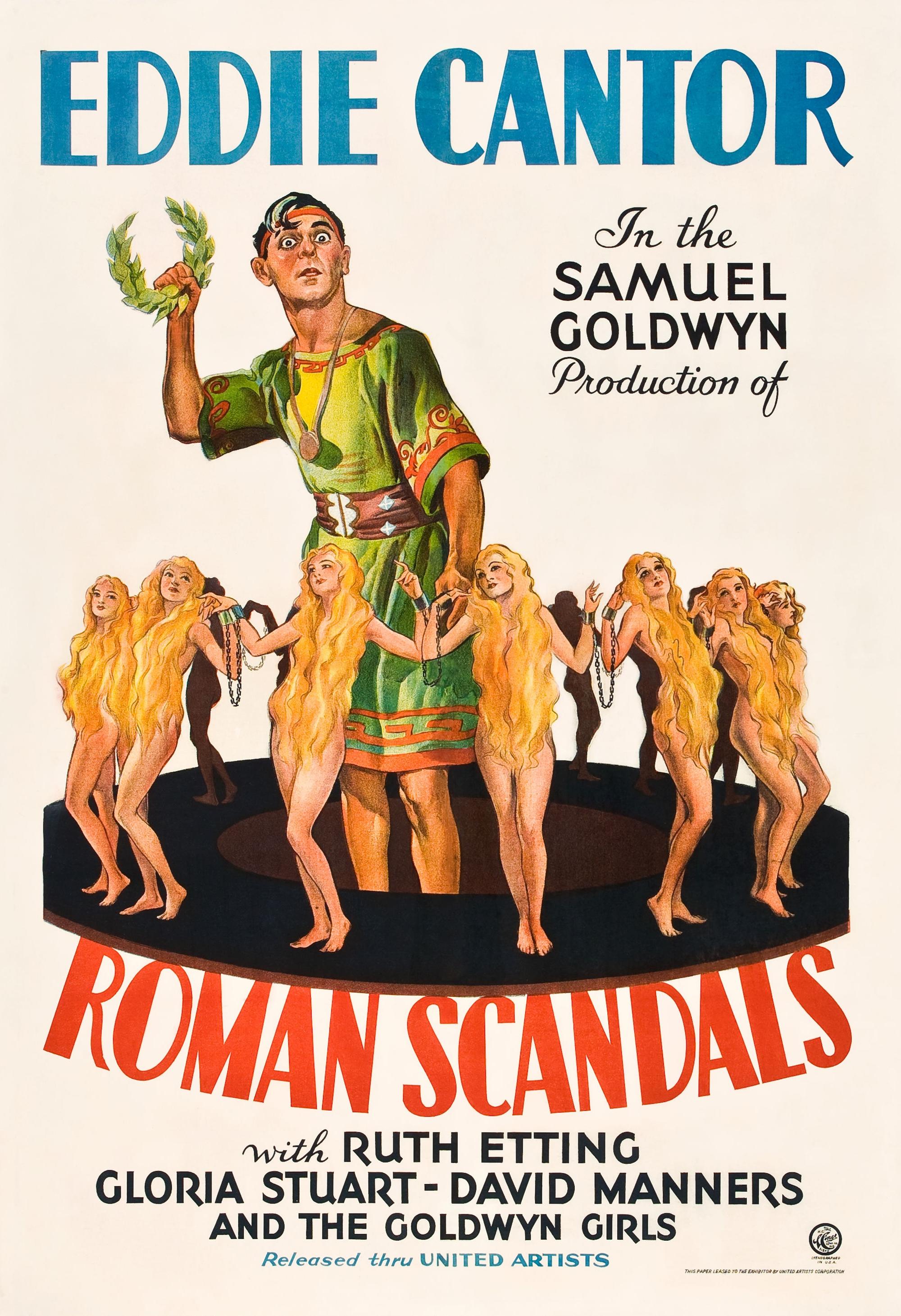 Roman Scandals poster - similar to Three Cornered Moon