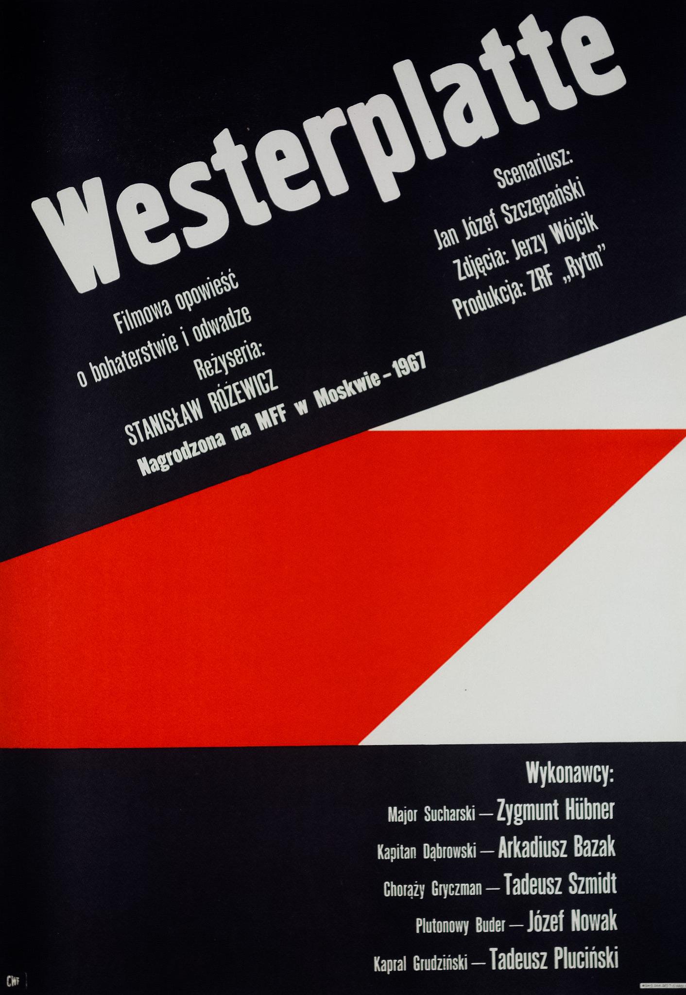 Westerplatte Resists poster - similar to The Thousand Plane Raid