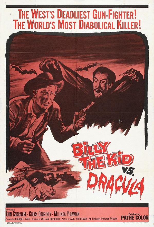 Billy the Kid Versus Dracula poster - similar to The Heroes of Telemark