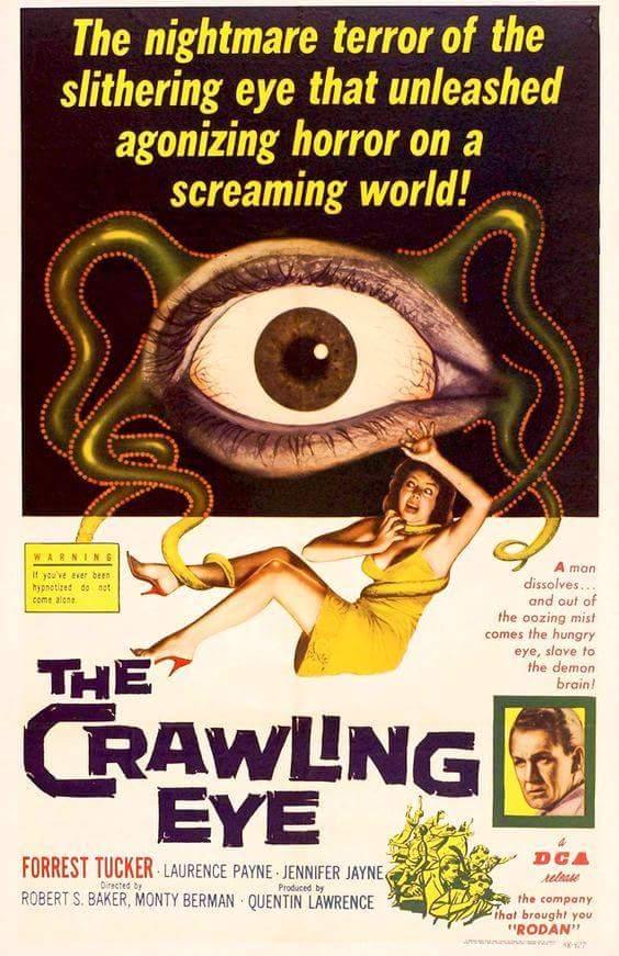 The Crawling Eye poster - similar to Tarantula