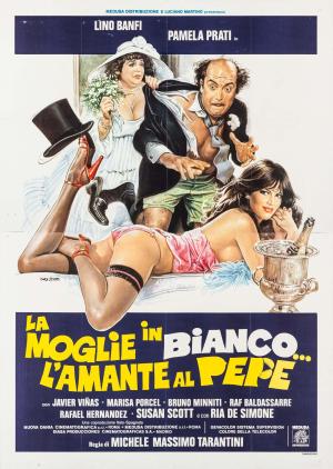 La moglie in bianco... l'amante al pepe [Spanish]