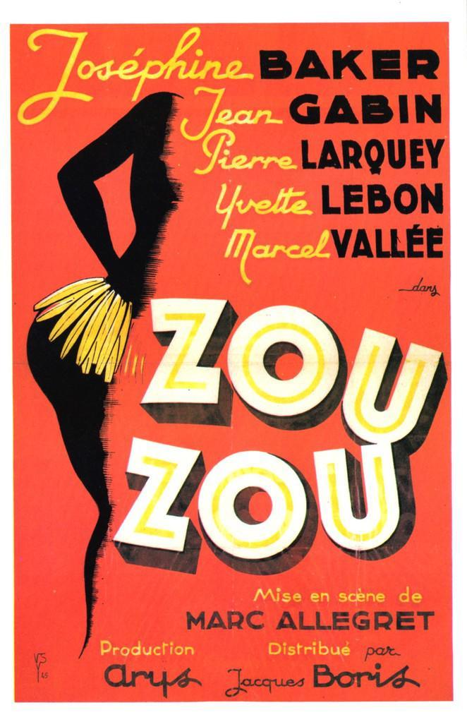 Zou Zou poster - similar to Crime on the Hill