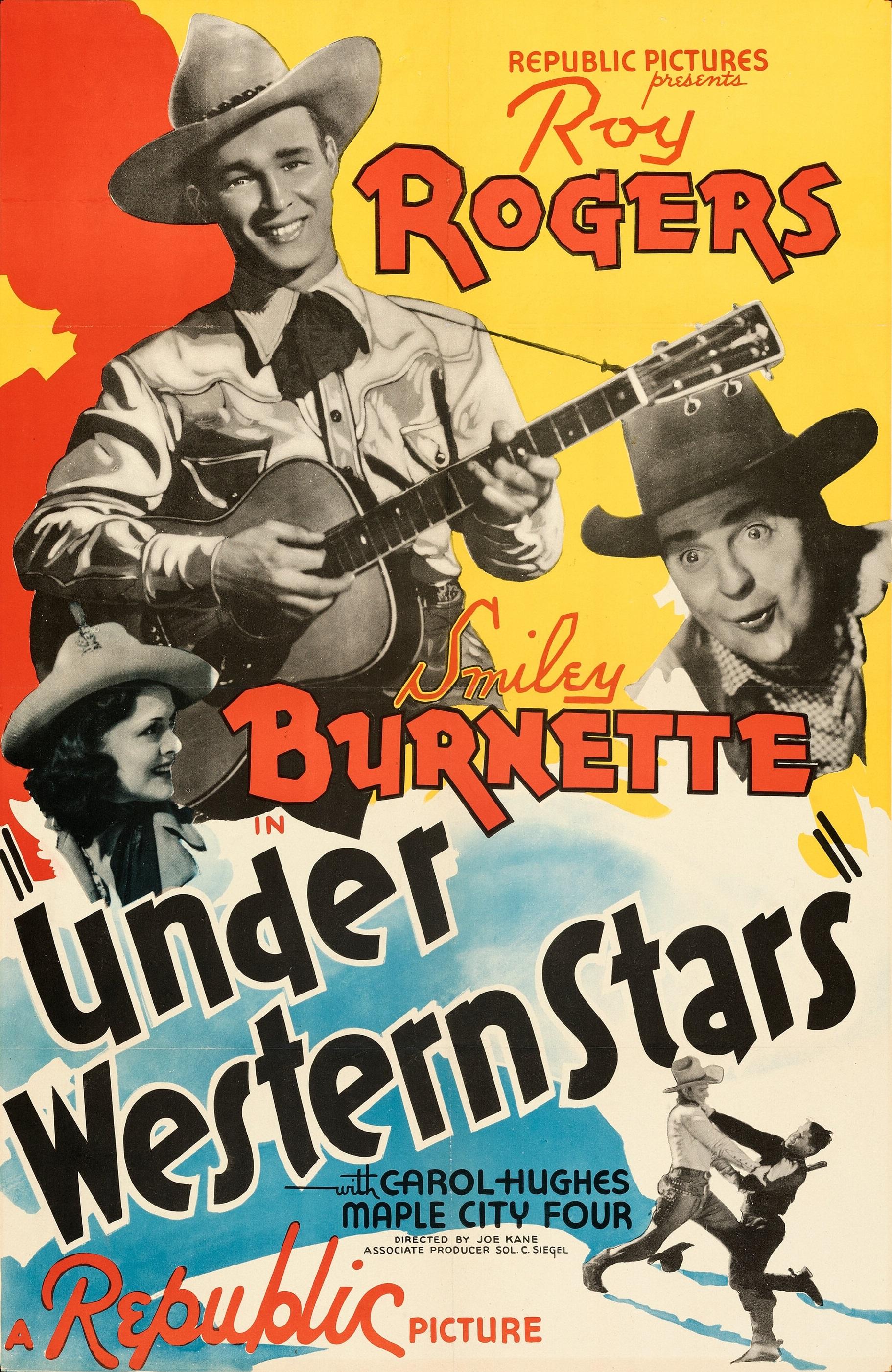 Under Western Stars poster - similar to Frontier Daze