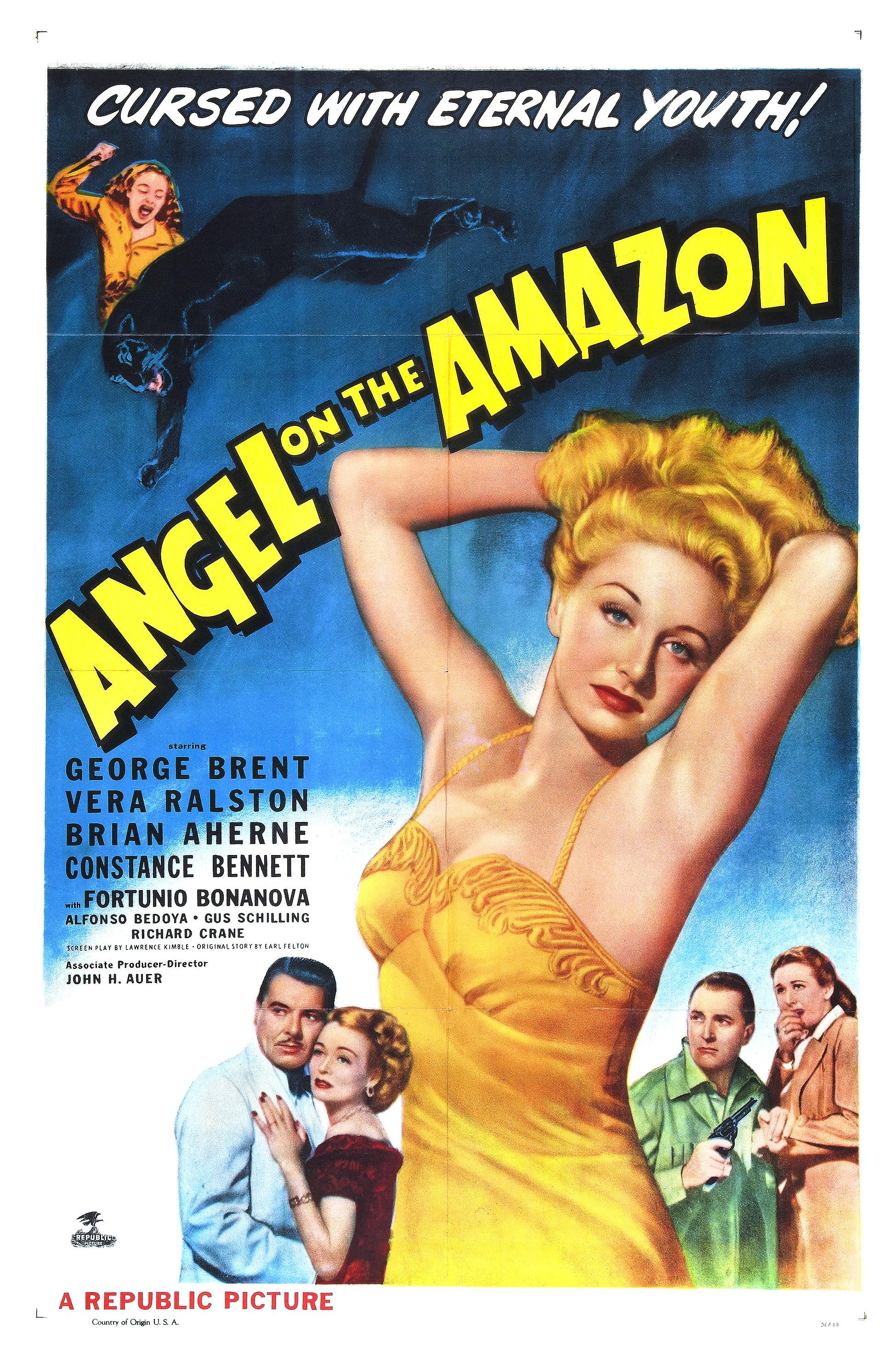 Angel on the Amazon poster - similar to Queen of the Amazons