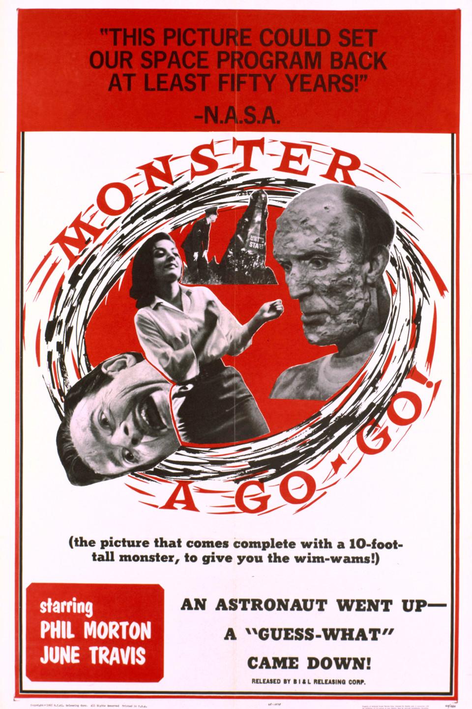 Monster a Go-Go poster - similar to Master of Horror