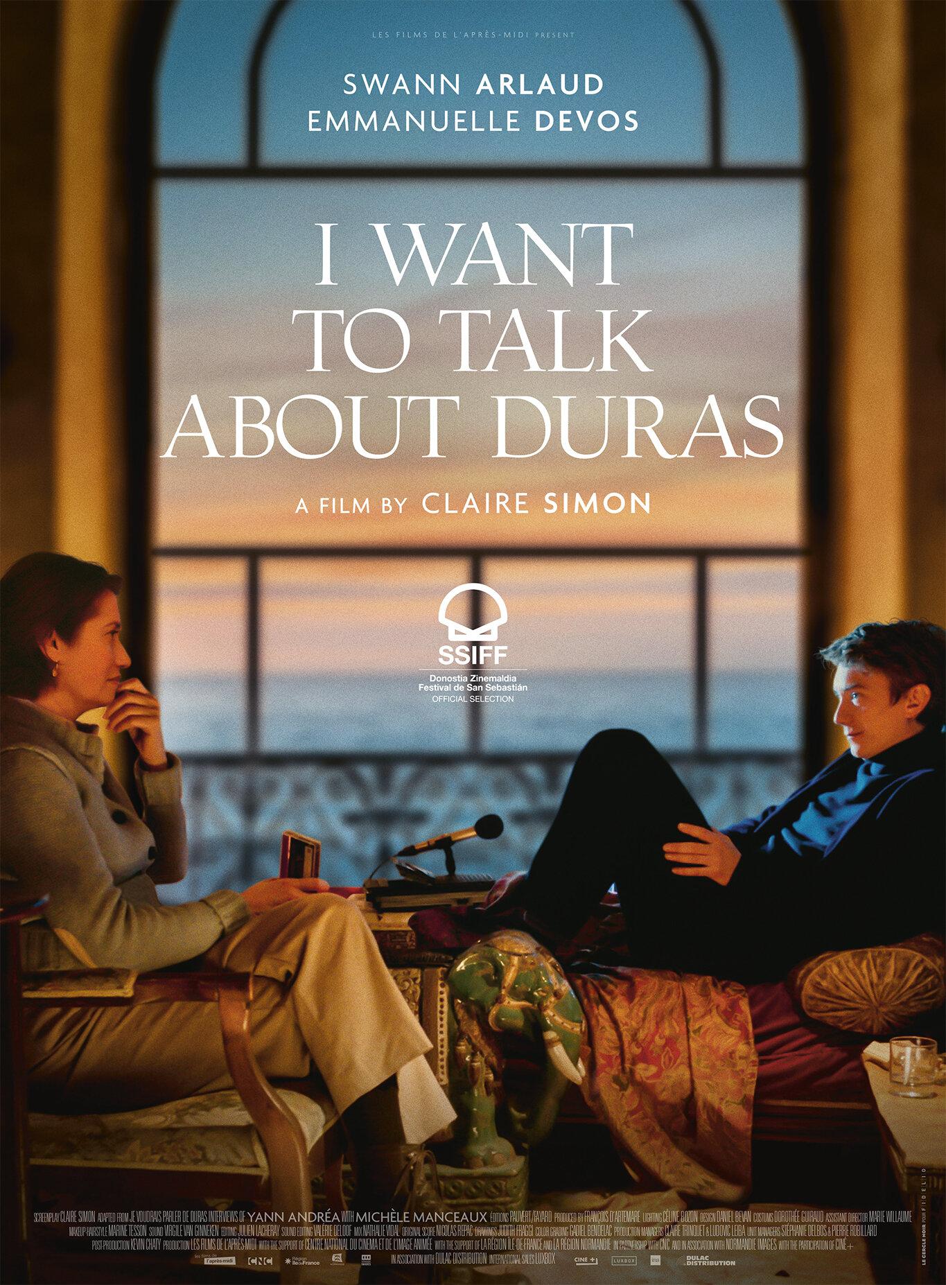 I Want to Talk About Duras - like The Bare Necessity but lighter