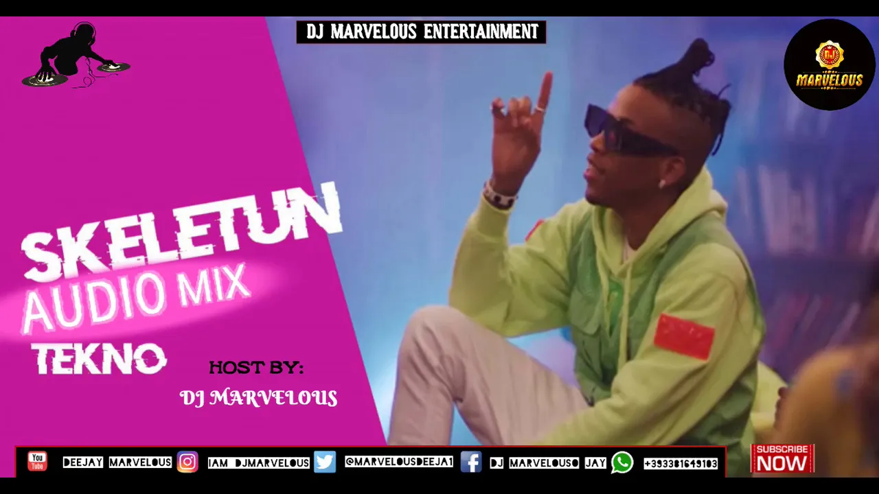 DJ MARVELOUS SKELETUN PARTY MIX RELOADED ft TEKNO/ SOFT/ NAIRA MARLEY/ ZLANTA/ SKIIBII/ TENI/ CRAYON