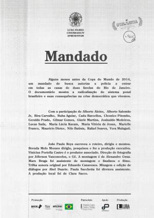 Mandado [Portuguese]