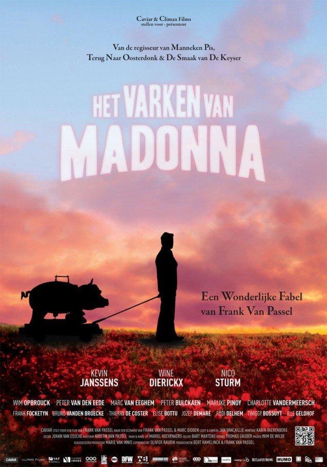 Het varken van Madonna background